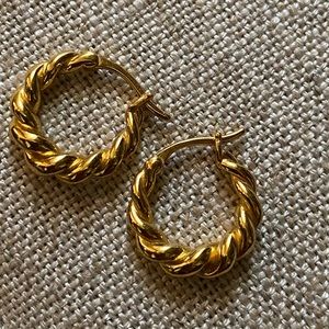 Spiral Hoop Earrings
